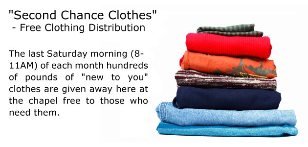 Stacks of colored clothes on white background